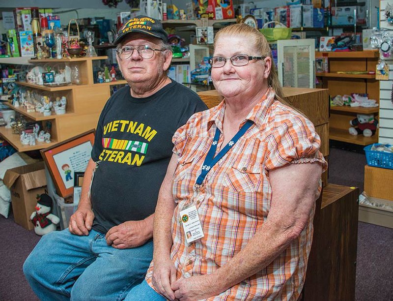 Connie Phillips, Veterans Outreach Ministries research specialist, and her husband, Butch, helped get the Veterans Outreach Thrift Store off the ground. The resale store, located in Southside, helps fund the organization’s efforts to help veterans obtain benefits.