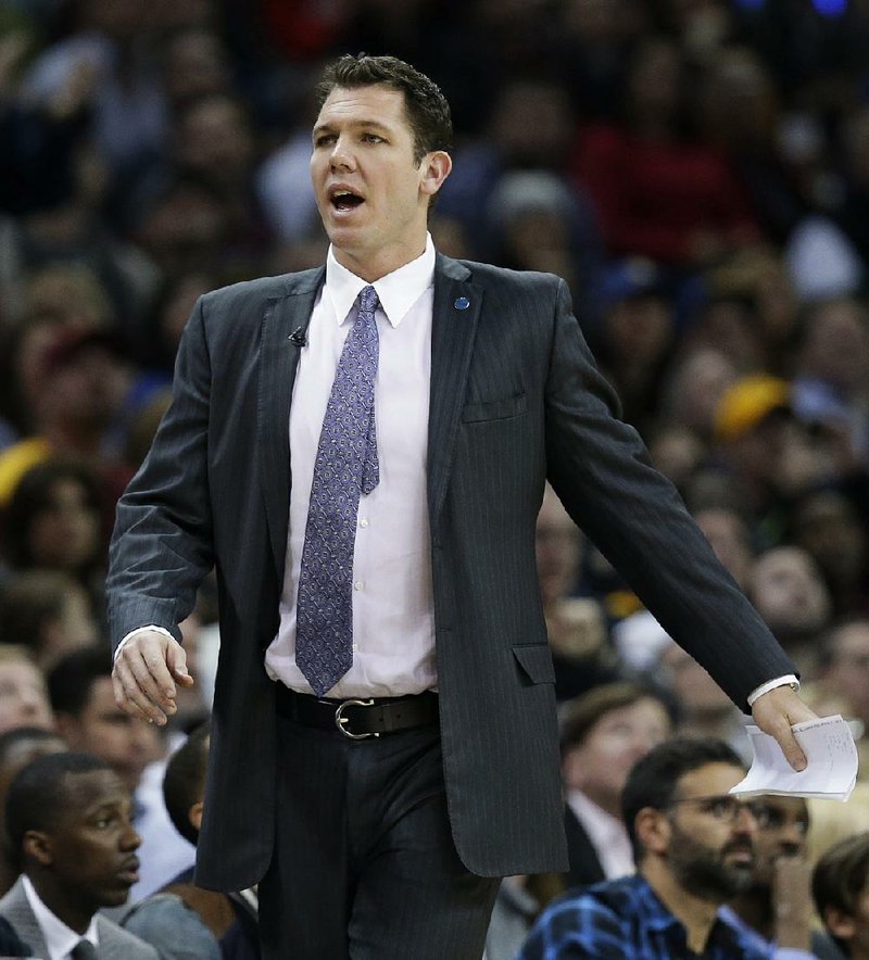 Luke Walton, the recently hired Los Angeles Lakers head coach. 
