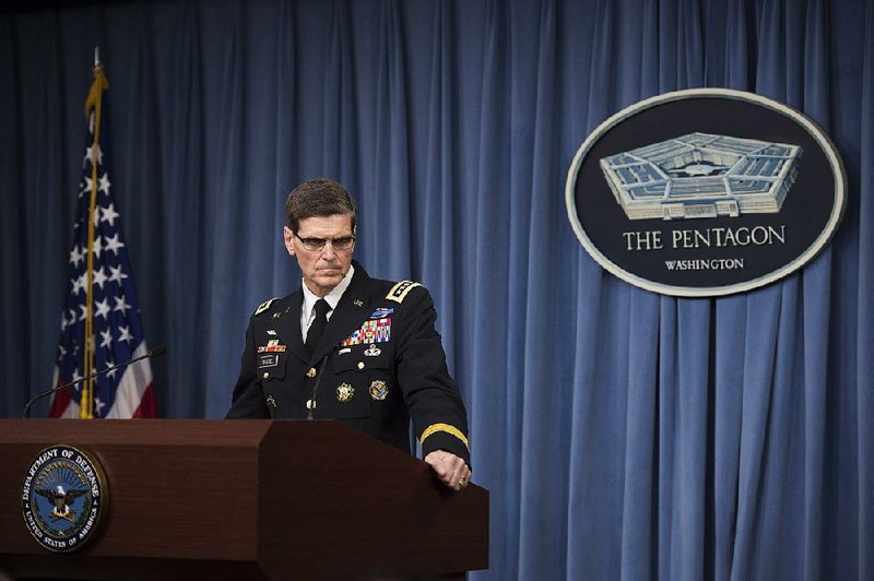 Army Gen. Joseph Votel said Friday at the Pentagon that the 16 service members disciplined for attacking a charity’s hospital in Afghanistan were trying to support Afghan forces at the time.