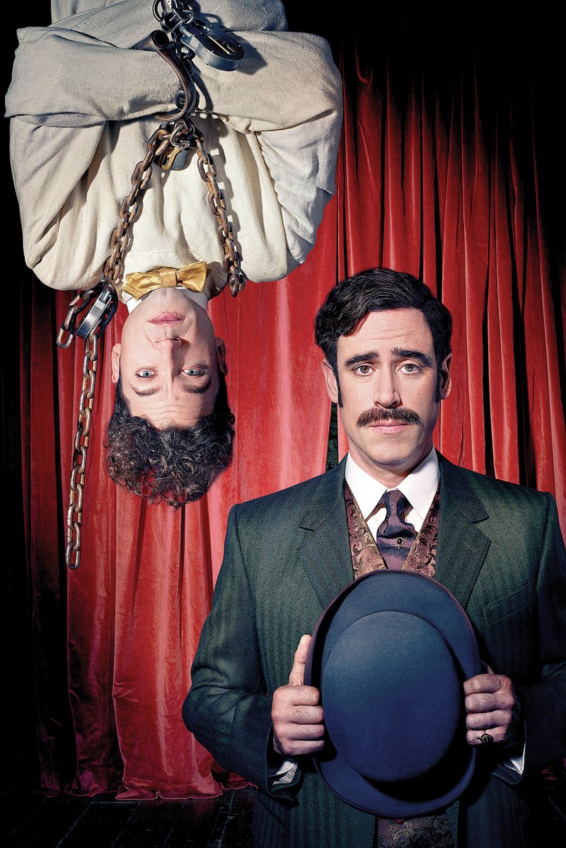 Michael Weston and Stephen Mangan in Houdini & Doyle.