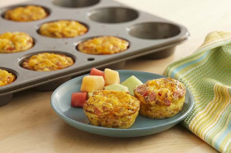 Bacon, Cheddar and Tomato Mini Frittatas 