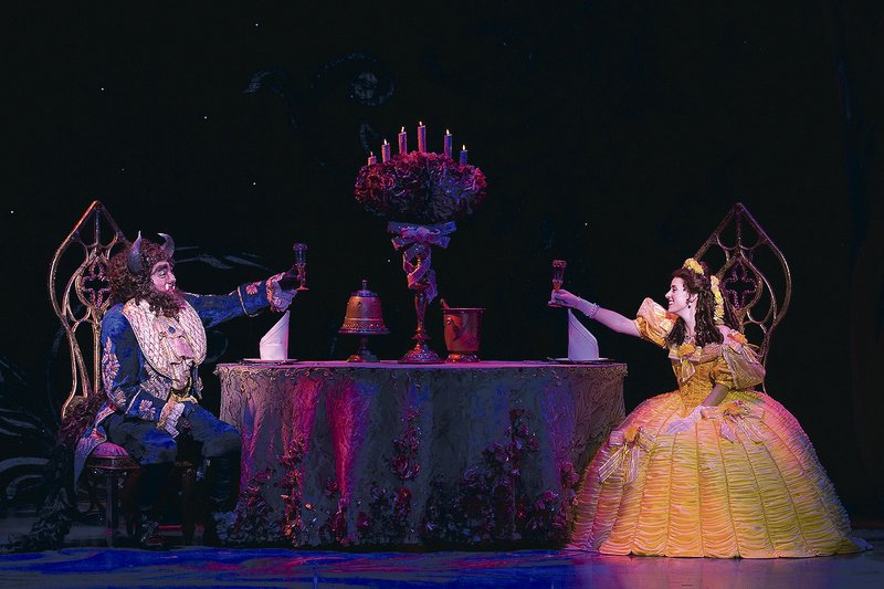Sam Hartley and Brooke Quintana bring their versions of Beast and Belle to the Walton Arts Center stage for the return of Disney's "Beauty and the Beast" this weekend.