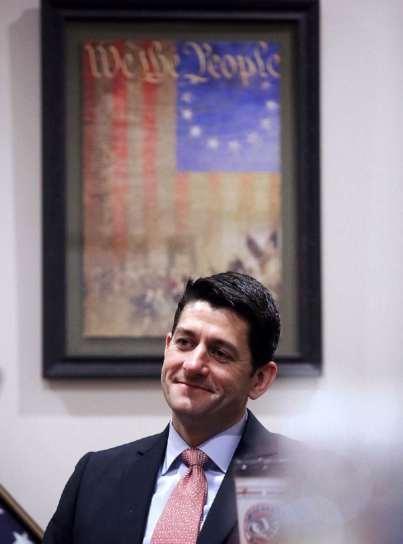 U.S. House Speaker Paul Ryan said Monday at his constituent center in Janesville, Wis., that he would step aside as chairman of the Republican National Convention if presumptive GOP presidential nominee Donald Trump wants him to do so.