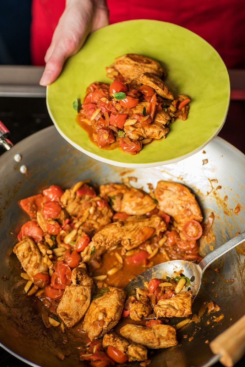 Chicken With Smoked Paprika and Almonds 