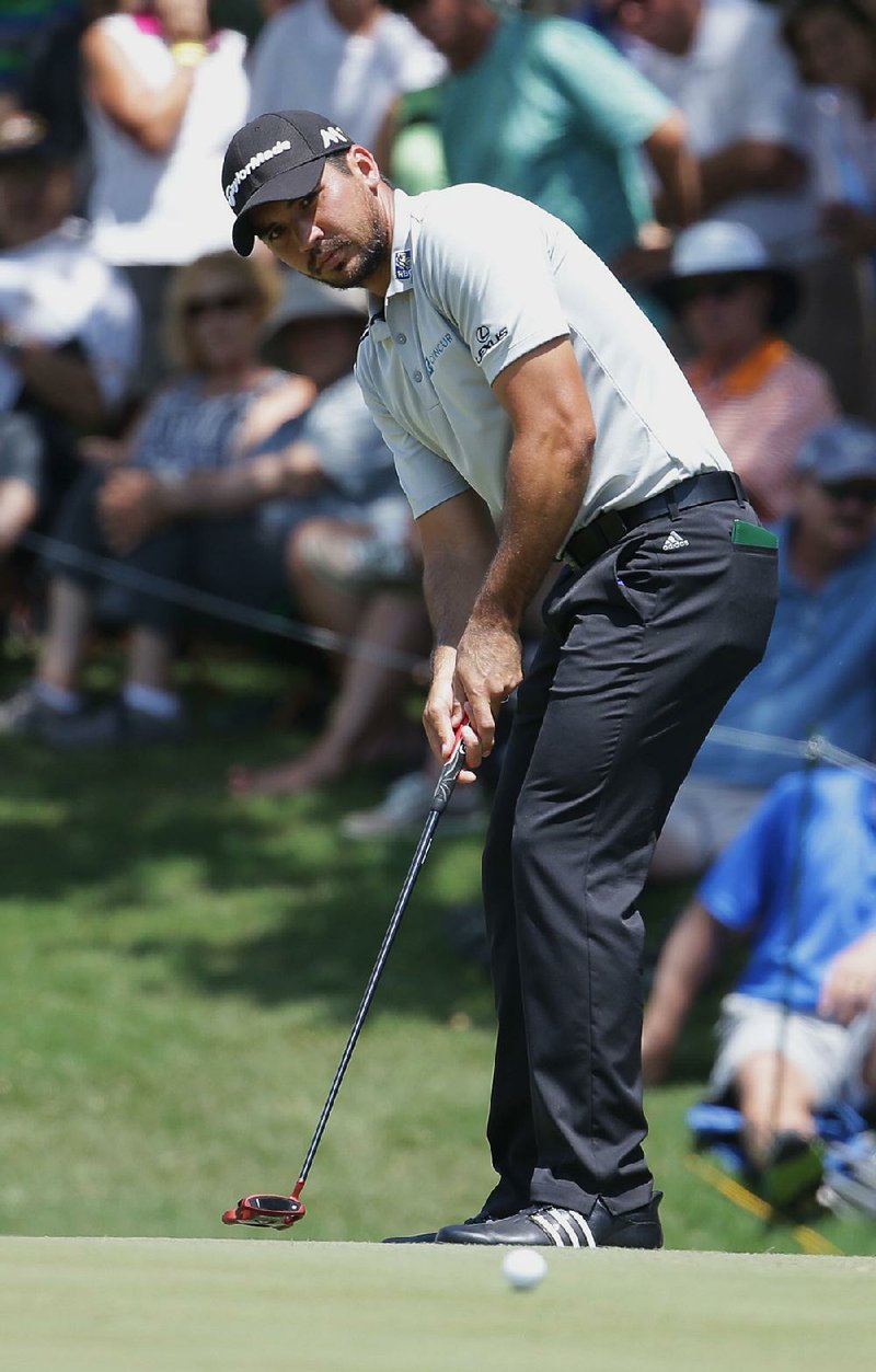 Jason Day tied the TPC Sawgrass record Thursday with a 9-under-par 63, giving him a two-shot lead in The Players Championship in Ponte Vedra Beach, Fla.