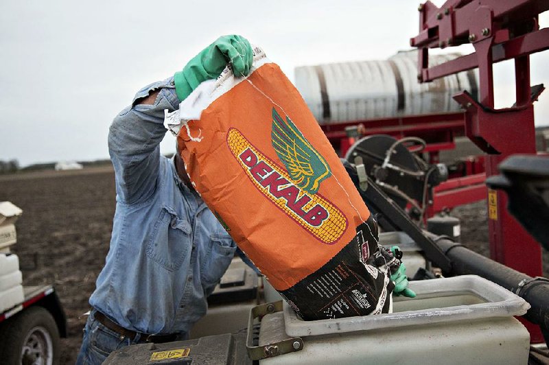The DeKalb brand of seeds is among several agricultural and lawn-and-garden products listed as subsidiaries of Monsanto Co. 