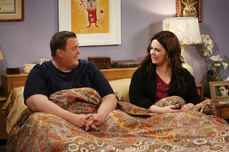 Billy Gardell and Melissa McCarthy star in Mike & Molly, which concludes with two episodes Monday.

