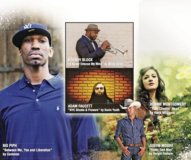 Arkansas Democrat-Gazette Big Piph, Rodney Block, Adam Faucett, Bonnie Montgomery and Justin Moore photo illustration. 