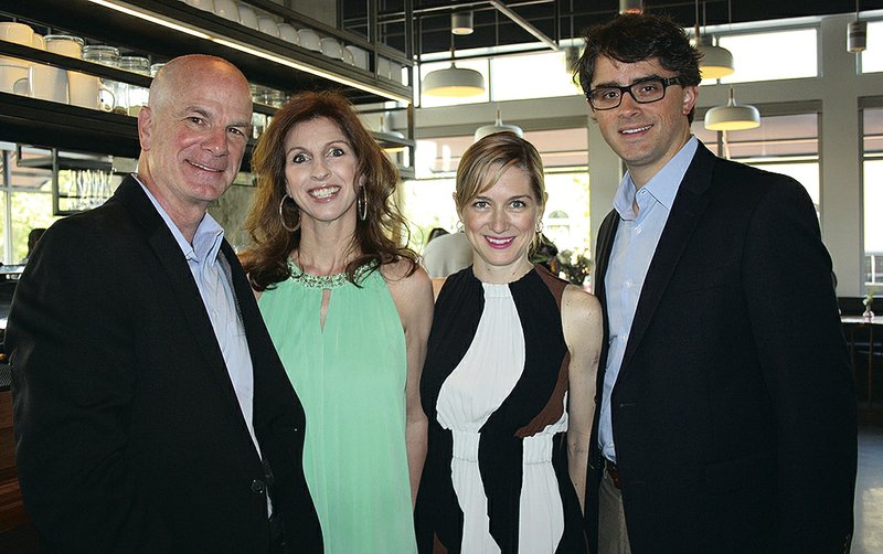 Tim and Heather Marrin (from left) and Jaime and Clark Frye help represent Procter & Gamble at the BFF pre-party.