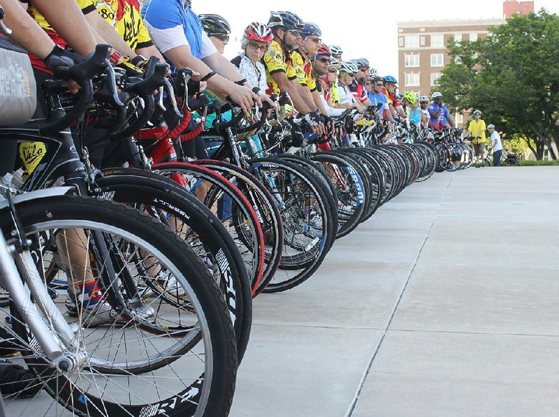 The annual Ride of Silence in central Arkansas will end on the steps of the state Capitol.