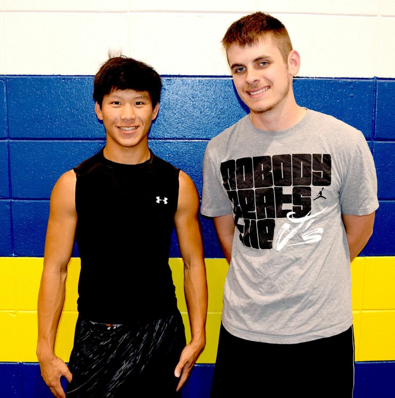 Photo by Mike Eckels Leng Lee (left) and Jay Porter were named to the 2A 4West all-district team April 30.