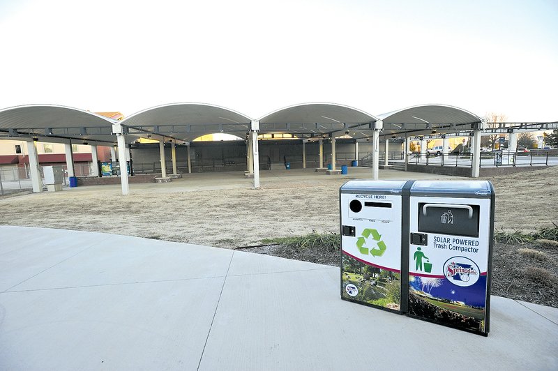 A solar powered trash compactor and recycle bins have been just a few of the improvements to the downtown Springdale area near Shiloh Square. The Downtown Springdale Alliance has a master plan for the revitalization of the city and for hosting events to bring the community together.