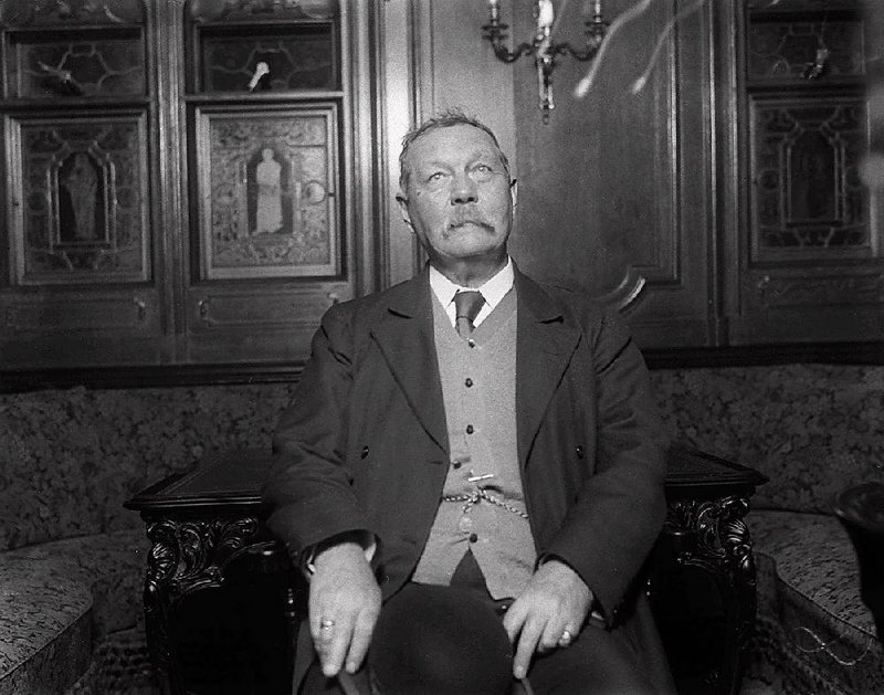 Sir Arthur Conan Doyle in 1922: Today is his 157th birthday.