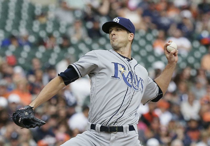 Tampa Bay Rays pitcher Drew Smyly (Little Rock Central, Arkansas Razorbacks) has a 2-4 record this season with a 3.44 ERA through Friday’s games. He is among the American League leader in strikeouts (58).