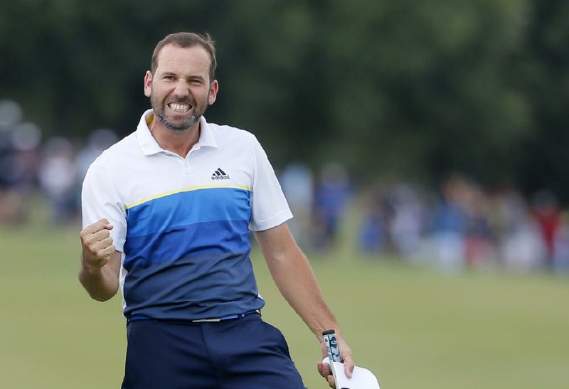 Sergio Garcia picked up his first victory since 2012 after sinking a putt on the 18th hole in a sudden-death playoff against Brooks Koepka to win the Byron Nelson Classic on Sunday at TPC Four Seasons Resort in Irving, Texas.