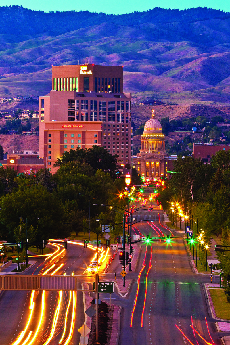 Thriving art and outdoor communities have made Boise a lively destination. 