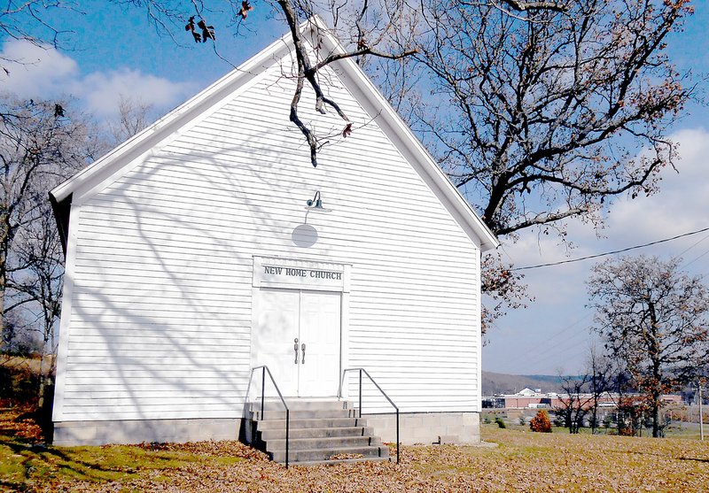 Photo courtesy of Xyta Lucas New Home Church, built in 1896 on a country road in the middle of farming country, now has a large Lowes store for a neighbor and a new interstate bypass going up behind the building.