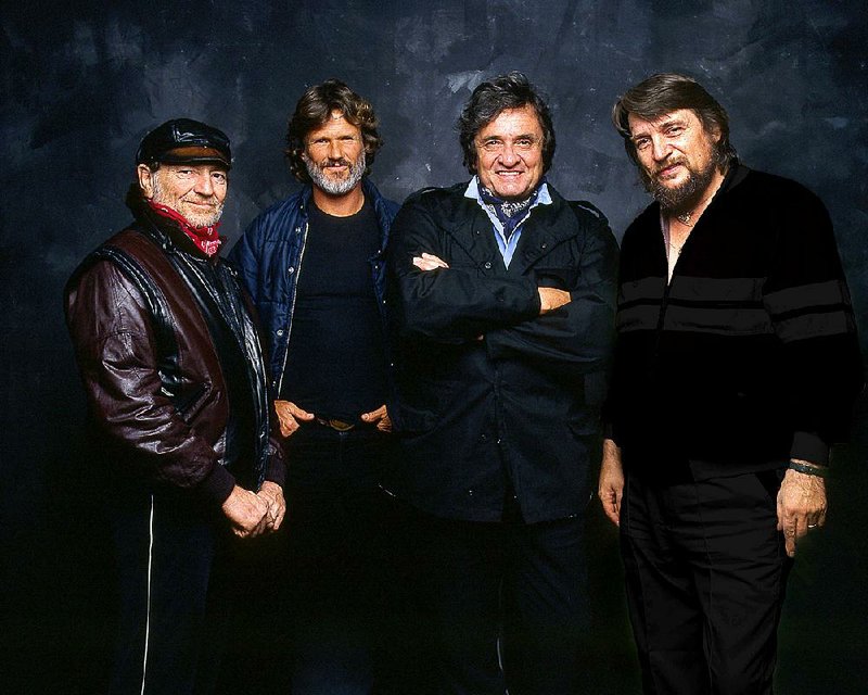 The Highwaymen featured (from left) Willie Nelson, Kris Kristofferson, Johnny Cash and Waylon Jennings. American Masters presents a new documentary on the group at 8 p.m. Friday on AETN.
