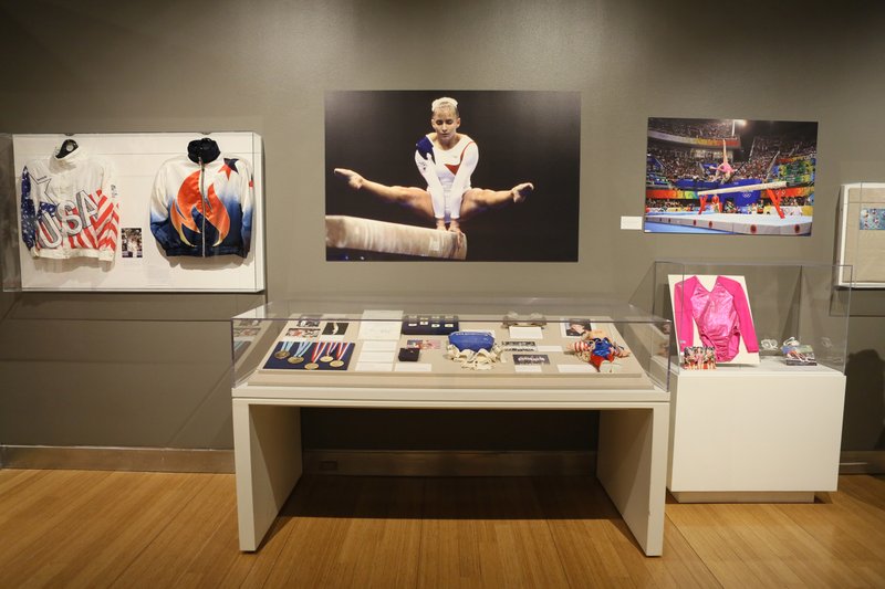 Gymnastics costumes and equipment American Champions: The Quest for Olympic Glory, Clinton Presidential Center