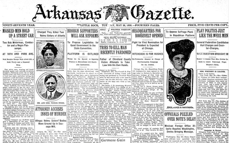 May 30, 1916 Arkansas Gazette