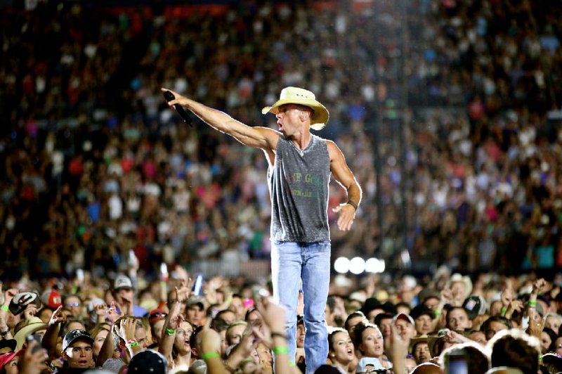 Kenny Chesney performs Thursday at the Walmart AMP in Rogers.