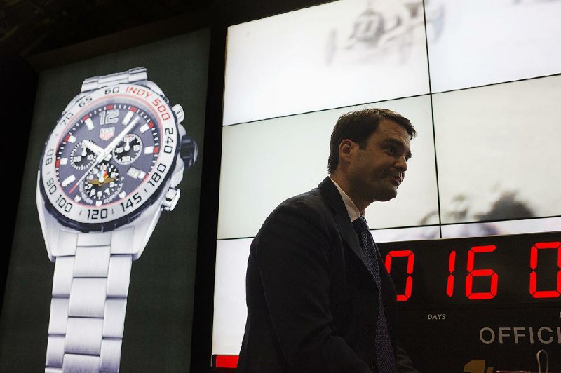 Killian Muller, chief executive officer of Swiss watchmaker Tag Heuer’s North American division, attends a luxury-watch show earlier this month in New York. Switzerland’s 400-year-old watch industry has been suffering recently. 