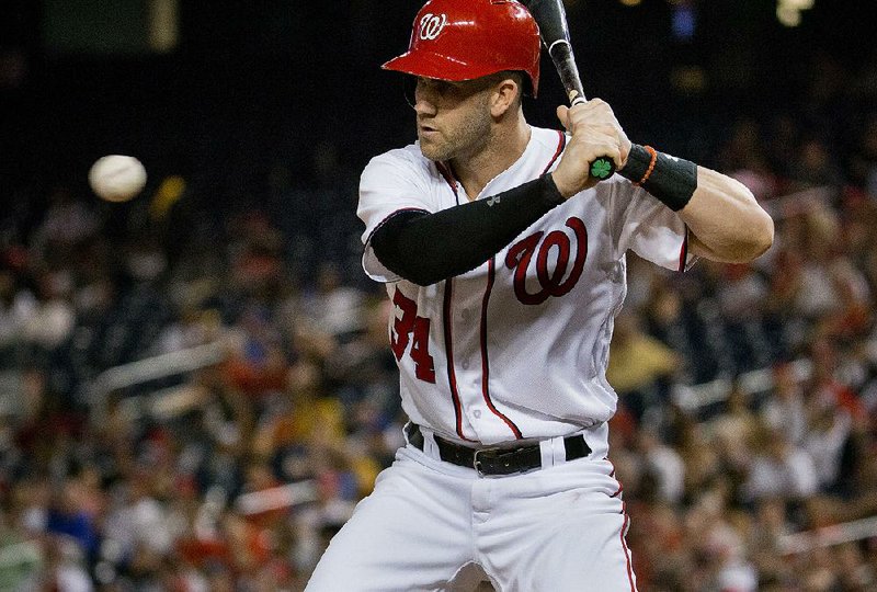It may not be the reason, but Bryce Harper slugged a tape-measure home run without his batting gloves. 