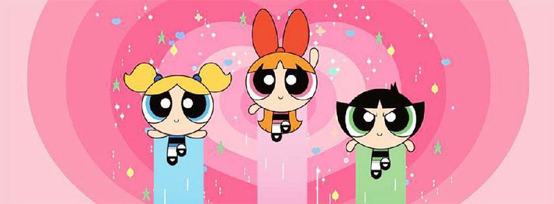 The Powerpuff Girls (from left) — Bubbles, Blossom and Buttercup — are back.