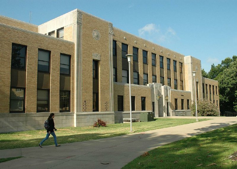 FILE PHOTO: R.E. Lee Wilson Hall is seen on Arkansas State University’s Jonesboro campus in 2016.