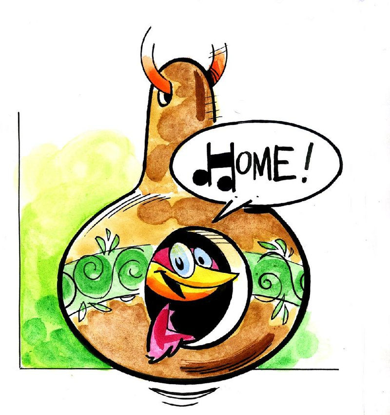 Arkansas Democrat-Gazette gourd Illustration 