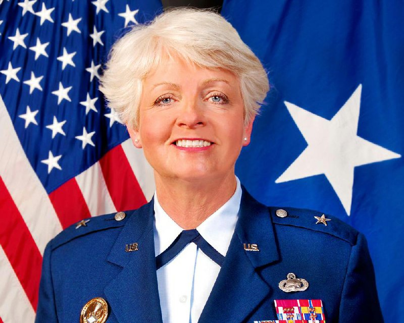 Col. Tamhra Hutchins-Frye will be the Arkansas Air National Guard's first female brigadier general after her formal promotion Saturday.