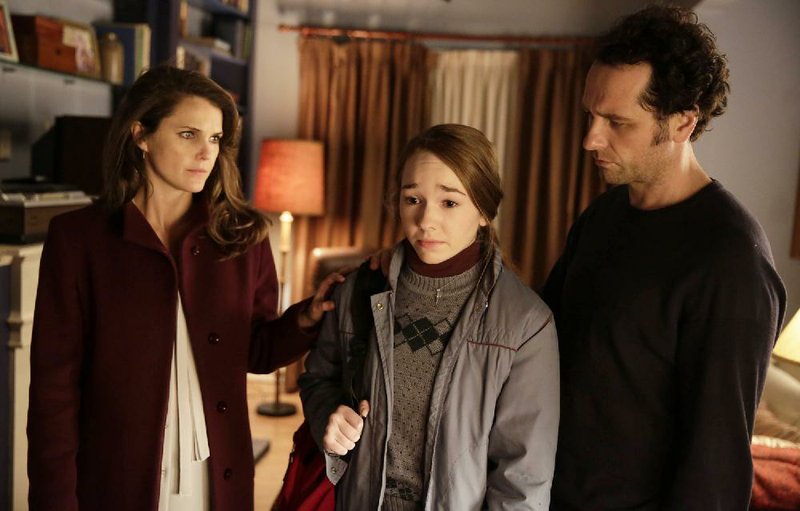 The Americans stars (from left) Keri Russell, Holly Taylor and Matthew Rhys. FX has given the series two more seasons to wrap things up.