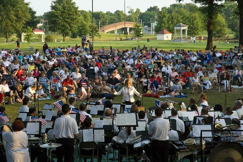 The Little Rock Wind Symphony performs its 20th Flag Day concert Sunday. 