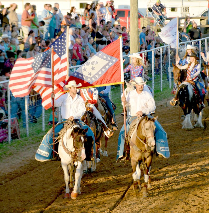 Janelle Jessen/Herald-Leader Each night the Siloam Springs Rodeo will begin with a grand entry around 8 p.m.