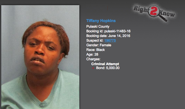 Homeless Woman Accused Of Pouring Gas On North Little Rock Trailer