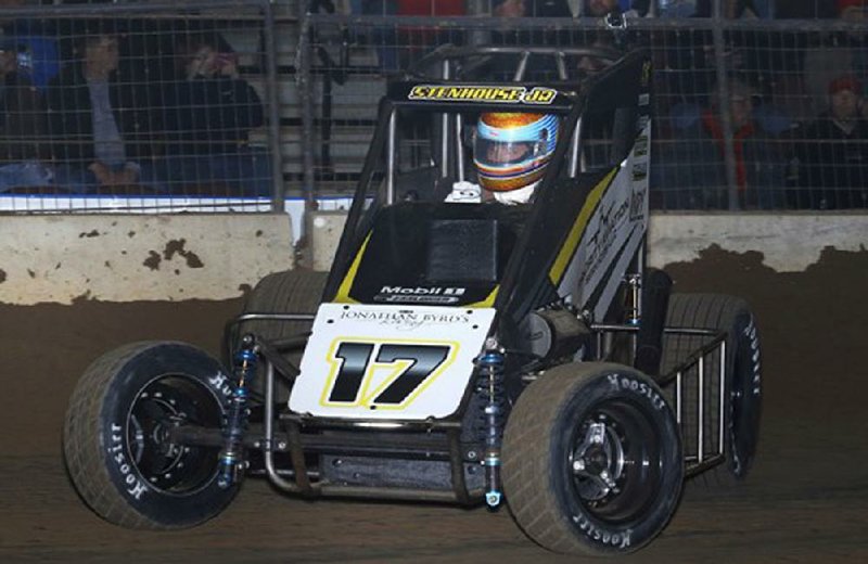 NASCAR Sprint Cup driver Ricky Stenhouse Jr. will return to his home track, Riverside International Speedway in West Memphis, tonight and Saturday night for a United States Auto Club national midget series event. He won in his most recent midget start (above) in December at the Southern Illinois Center in Du Quoin, Ill.