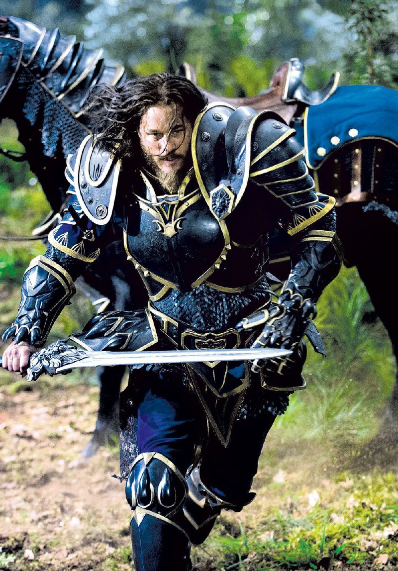 In the computer game, Sir Anduin Lothar is a 56-year-old bald guy. In Duncan Jones’ film Warcraft, he’s played by younger, hairier Travis Fimmel.