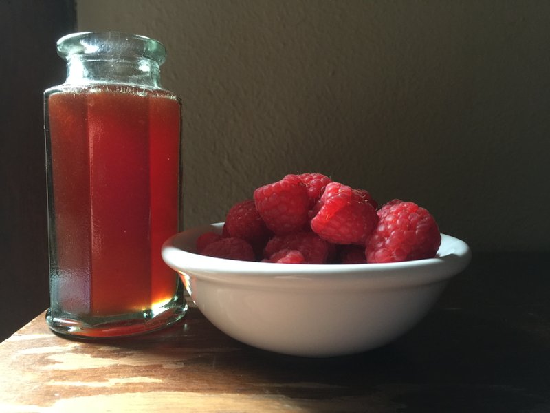 Raspberry and Burnt Honey Gastrique