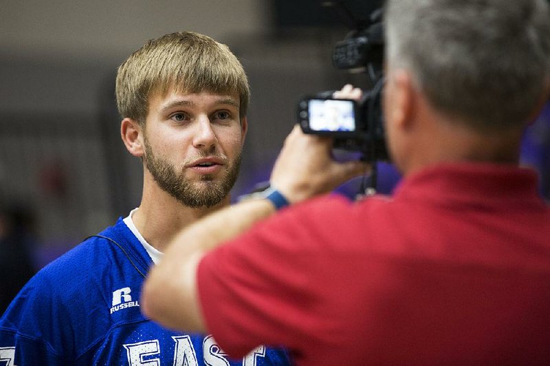 Cade Campbell helped lead McCrory to a Class 2A state championship last season. Campbell, who passed for 1,077 yards and 16 touchdowns during his senior season, will be one of the East squad’s quarterbacks Friday during the 61st annual Arkansas High School Coaches Association All-Star football game at Conway.