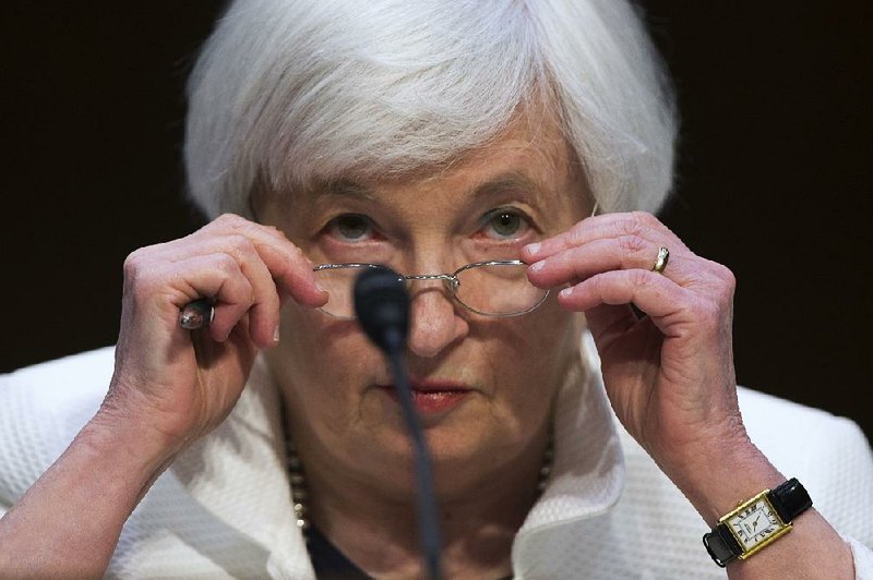 Federal Reserve Chairman Janet Yellen warned lawmakers Tuesday of the possibility that the slow productivity growth of recent years “will continue into the future.” 
