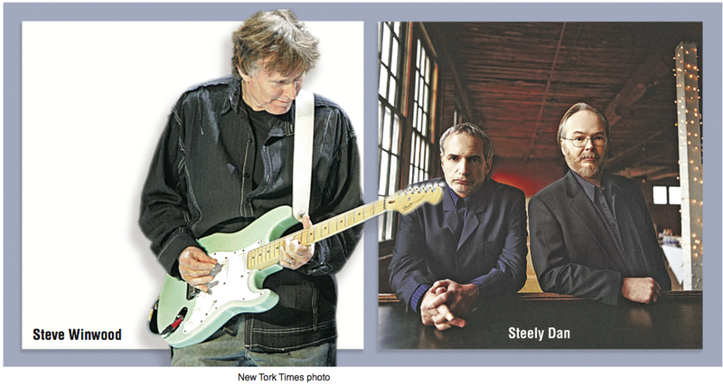 Arkansas Democrat-Gazette Steely Dan (right) and Steve Winwood photo illustration.