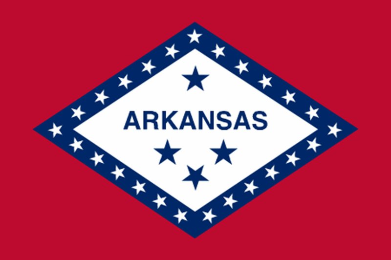 The Arkansas state flag was adopted in 1913.