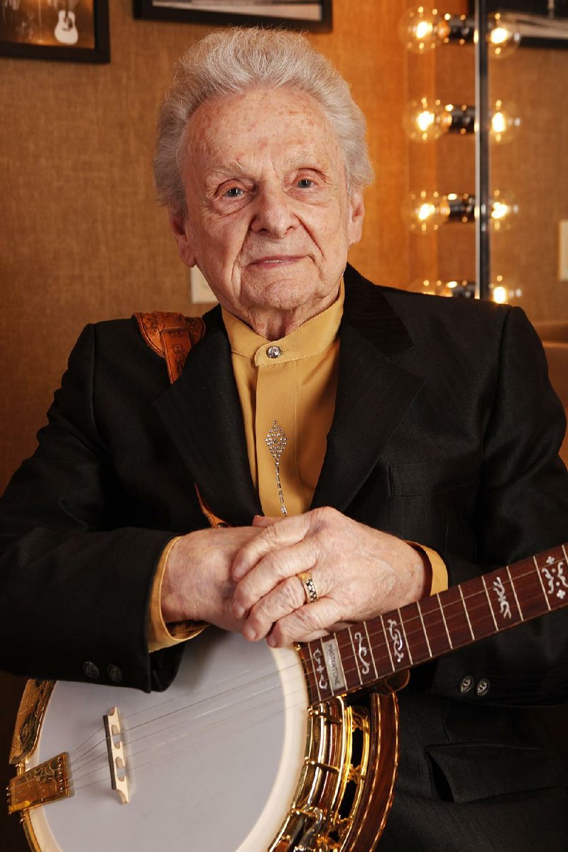 This March 11, 2011, file photo shows Ralph Stanley backstage at the Grand Ole Opry House in Nashville, Tenn. 