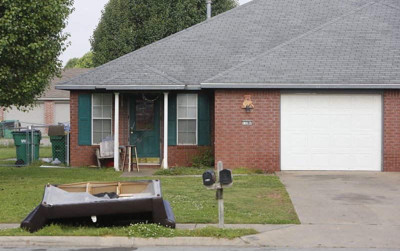  Local police and federal agents searched this duplex at 1128 B Connor St., in Springdale on May 26. Court documents say the two residents, Antwane Nash and Antonio Nash were part of a drug and prostitution ring in Northwest Arkansas.