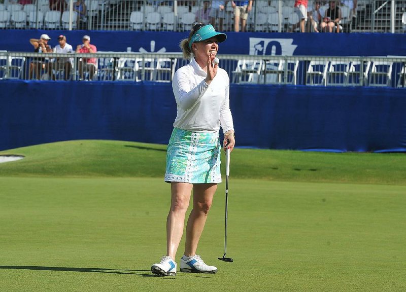 Morgan Pressel hasn’t won since the 2008 Kapulua Classic, but the 28-year-old put herself in contention to win the Wal-Mart LPGA NW Arkansas Championship after firing a second-round, 8-under 63 on Saturday. Pressel is tied with Lydia Ko atop the leaderboard heading into today’s final round.