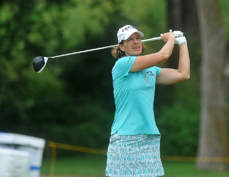 LPGA veteran and Hall of Famer Juli Inkster, 56, shot a 5-under-par 67 Saturday to make the cut at 5 under after the second round of the Wal-Mart LPGA NW Arkansas Championship at Pinnacle Country Club in Rogers.