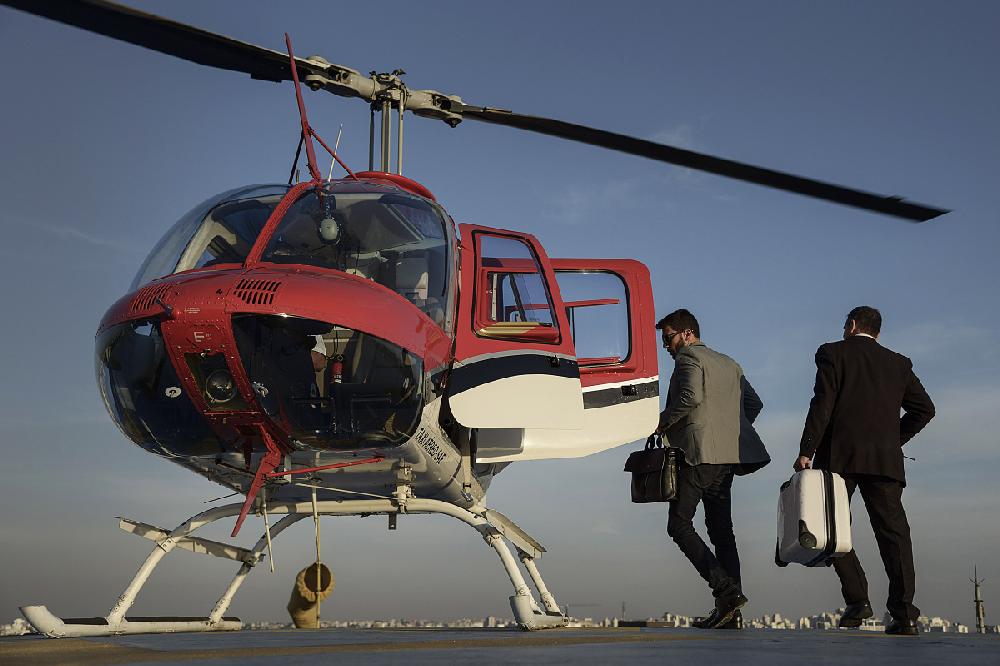 In Sao Paulo, Uber takes to skies