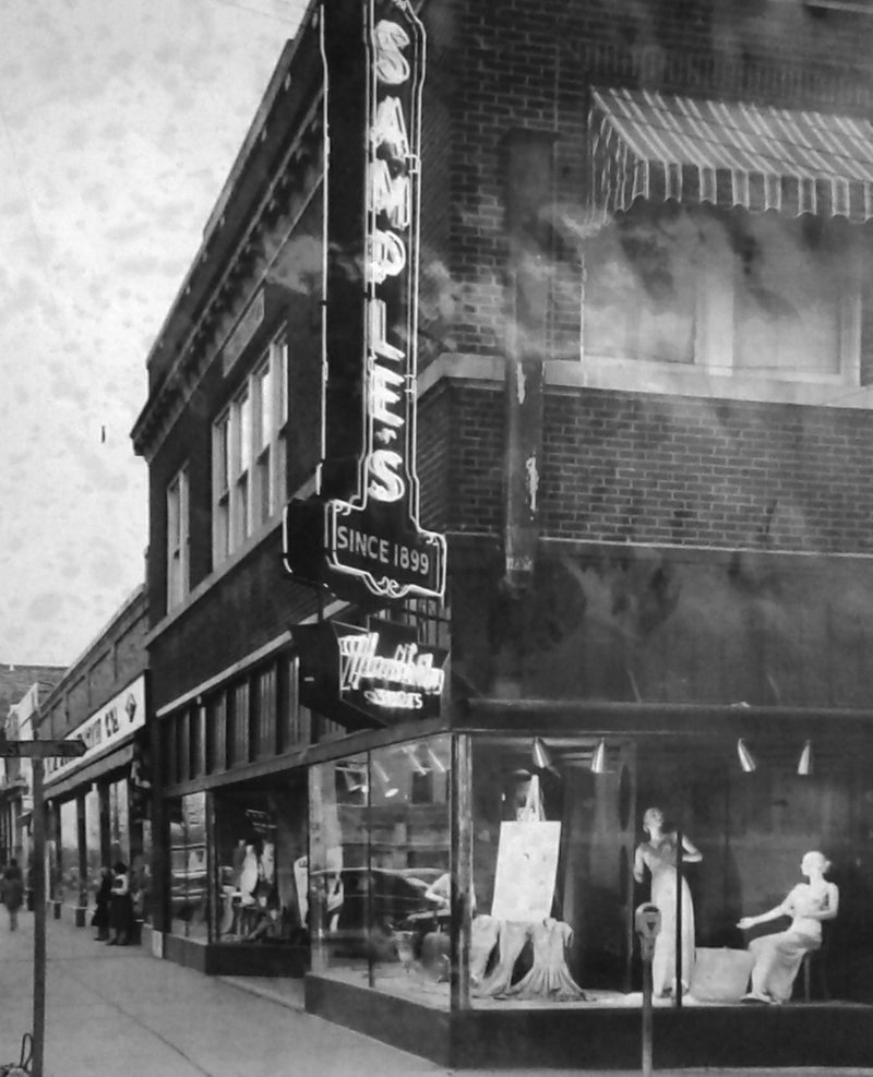 Samples Department Store in El Dorado as seen in a photo from the 1950s.