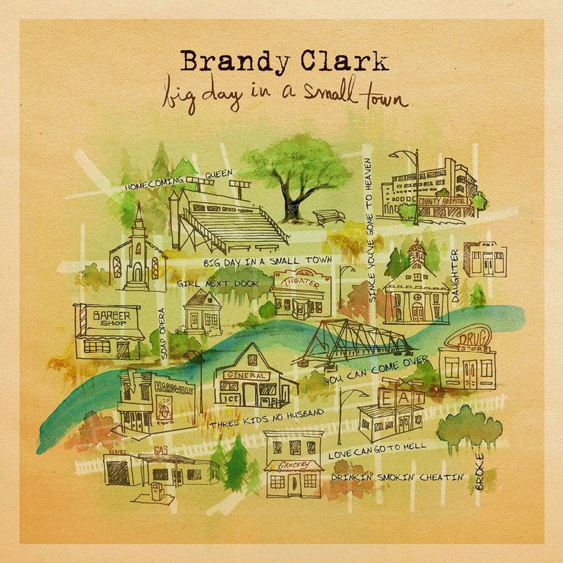 Album cover for Brandy Clark's "Big Day in a Small Town"