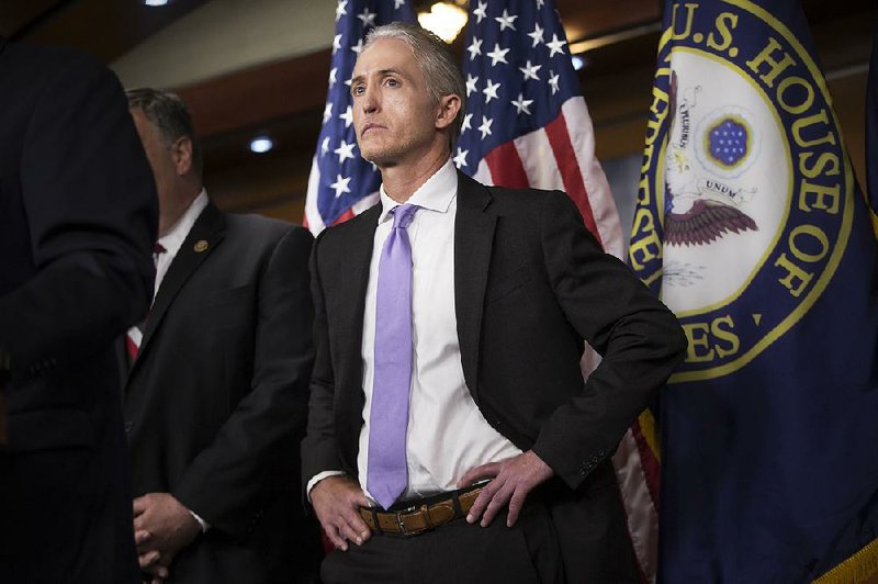 “This is not about one person,” Rep. Trey Gowdy, chairman of the House Benghazi Committee, said Tuesday, speaking of Hillary Clinton.